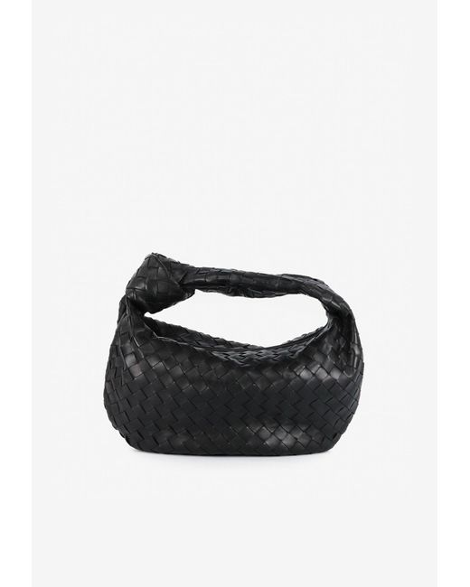 Bottega Veneta Teen Jodie Bag In Intrecciato Nappa Leather in Black ...