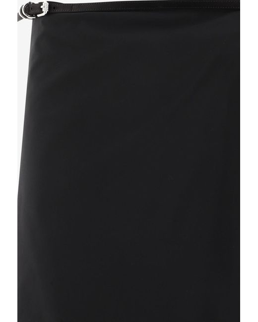 Givenchy Voyou Wrap Skirt in Black | Lyst
