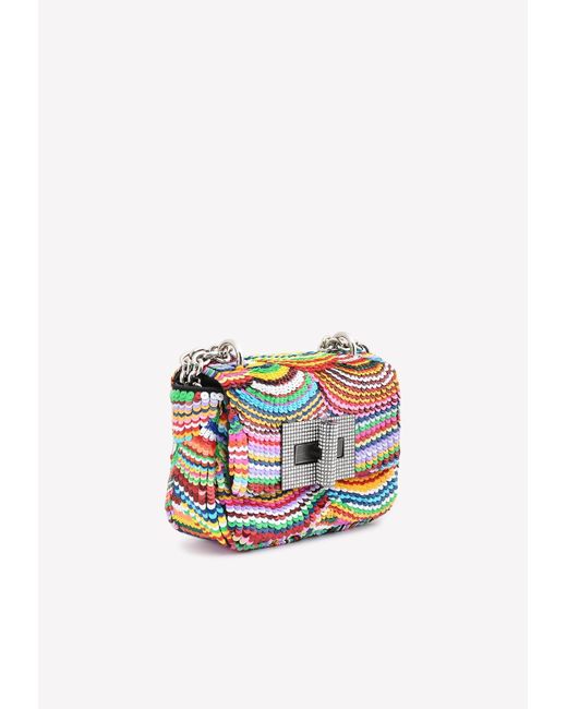 Tom Ford Multicolor Mini Natalia Sequin Embellished Shoulder Bag