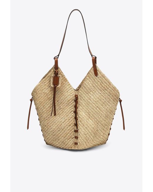 Isabel Marant Natural Tampa Raffia Shoulder Bag