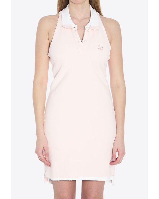 Alexander Wang Pink Layered Mini Polo Dress