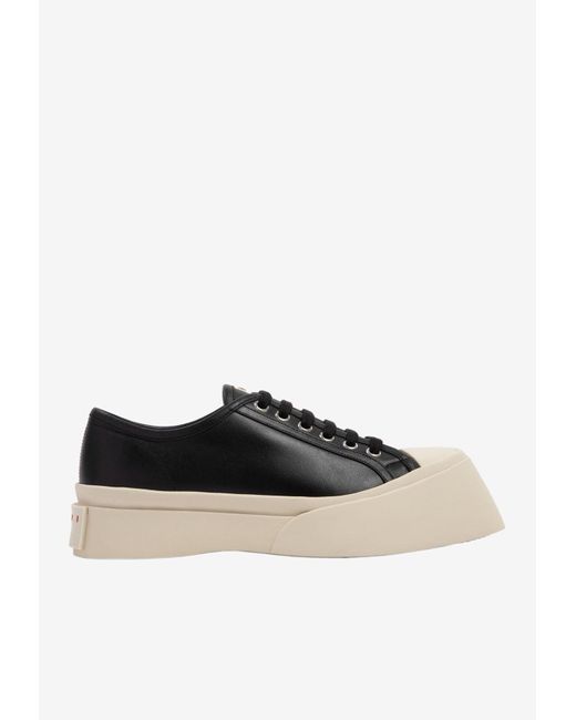 Marni Pablo Sneakers In Calf Leather in Black | Lyst