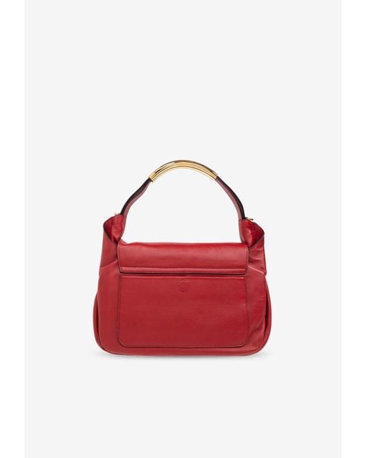 Moschino Red Handle Me Square Shoulder Bag