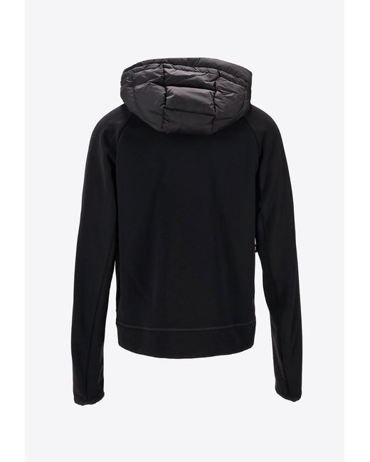 Moncler Black Logo Patch Padded Jacket for men