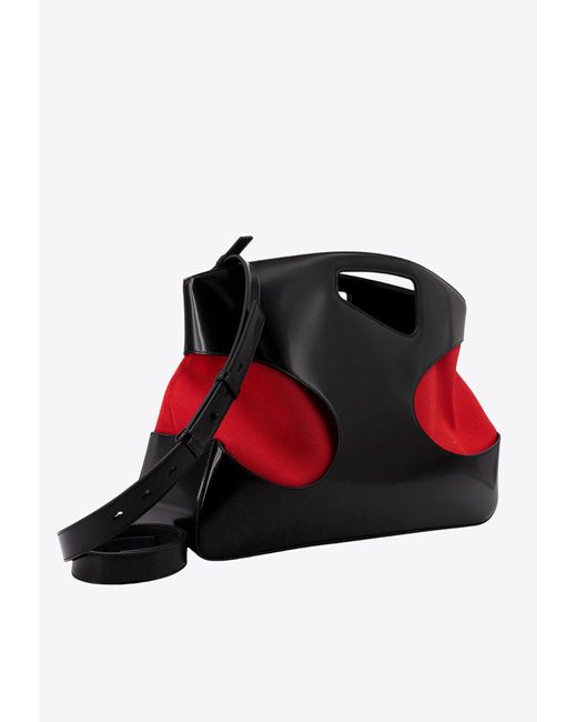 Ferragamo Red Cut-Out Top Handle Bag for men