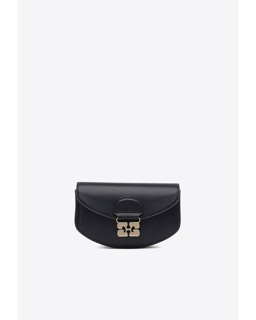 【GANNI】Apo-G Wallet On Chain クロスボディ Black Black Apo-G Wallet On Chain | GANNI