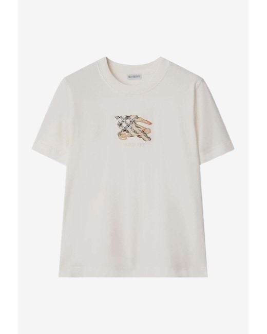 Burberry White T-Shirts
