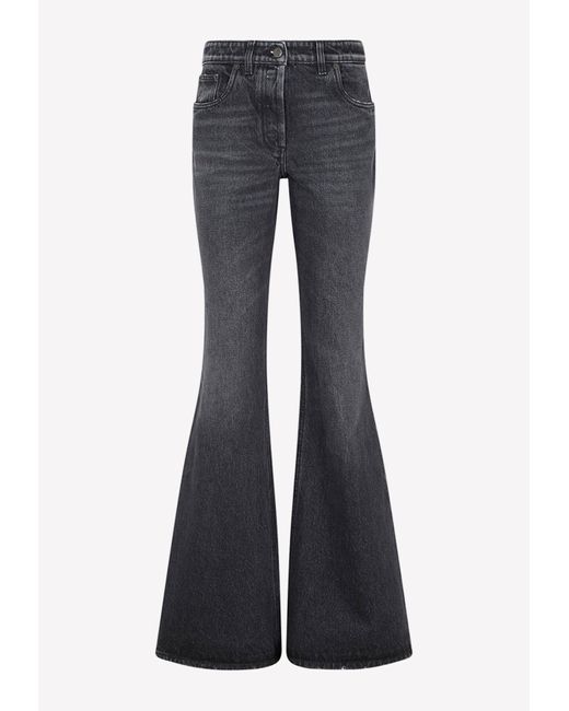 Prada Black Flared Jeans