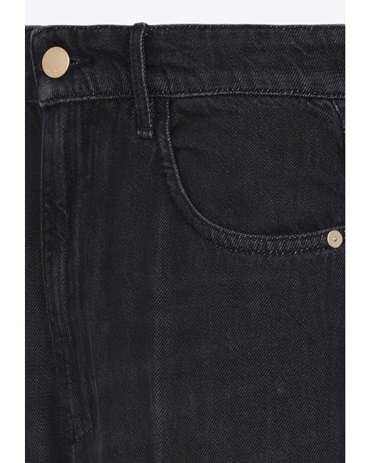 Max Mara Blue Lusso Wide-Leg Jeans