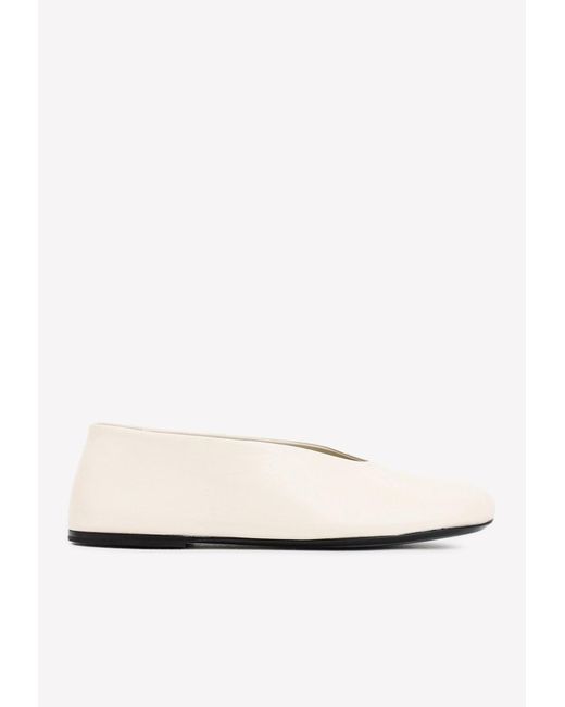 khaite ballerina flats