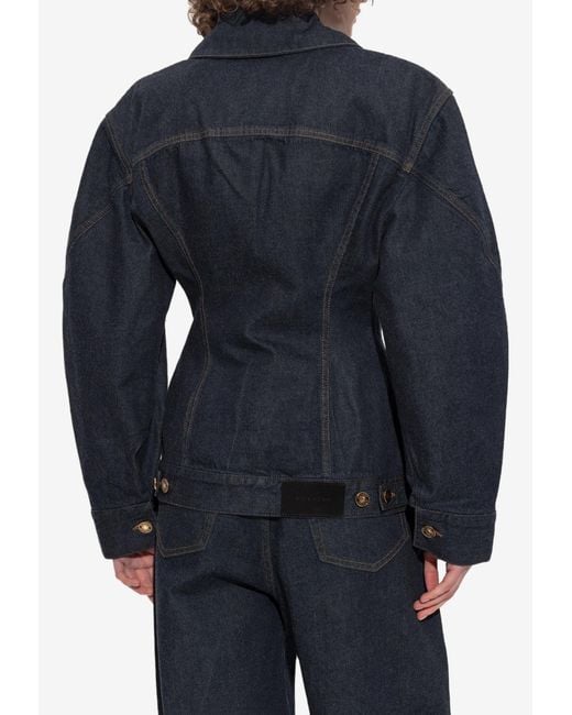 Givenchy Blue Tailored Denim Jacket