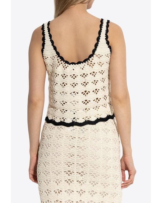 Zimmermann Natural Strappy Top