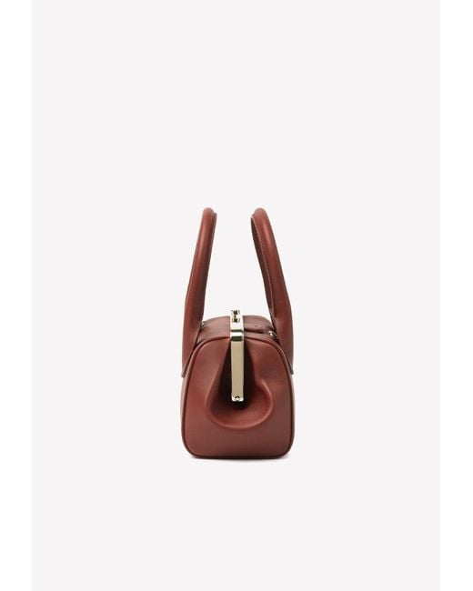 Chloé Brown Small Joyce Frame Bag