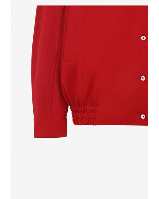 Miu Miu Red Cotton Jacket