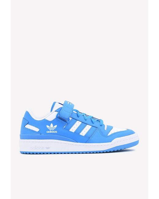 adidas Originals Forum Leather Lowtop Sneakers in Blue for Men Lyst UK