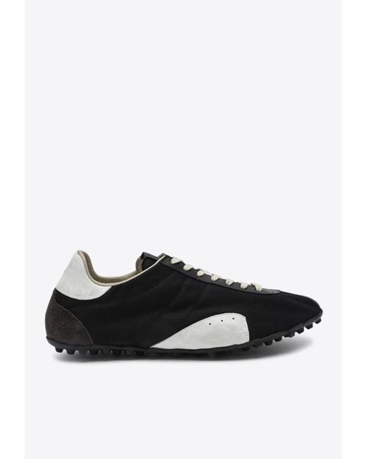 Maison Margiela Black Sprinters Low-Top Sneakers for men
