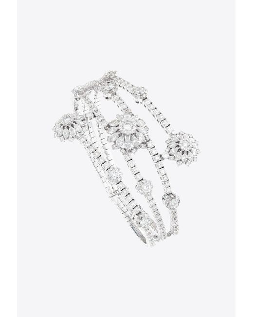 YEPREM White Y-Couture Diamond Bracelet