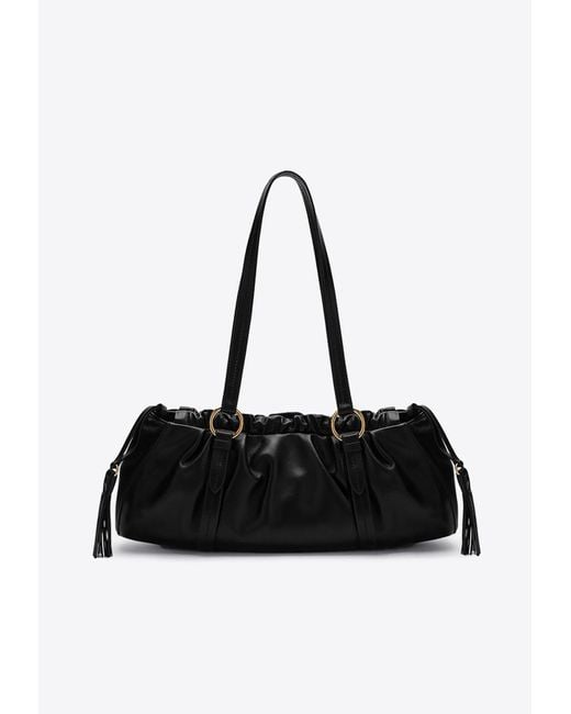 【送料&関税込】Miu Miu Black Leather Joie Shoulder Bag Miu Miu Joie Shoulder Bag | Black | FARFETCH