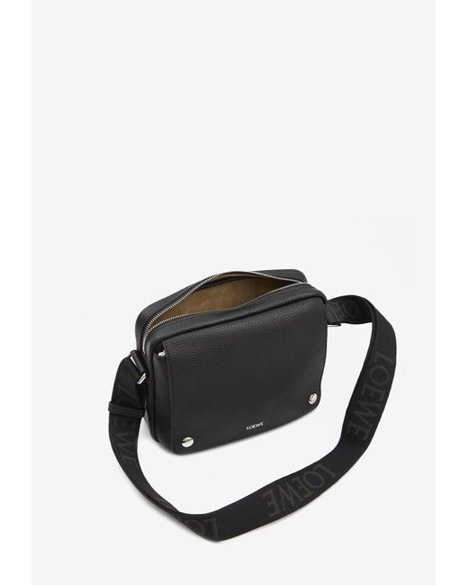 Loewe Black Xs Pebble Messenger Bag for men
