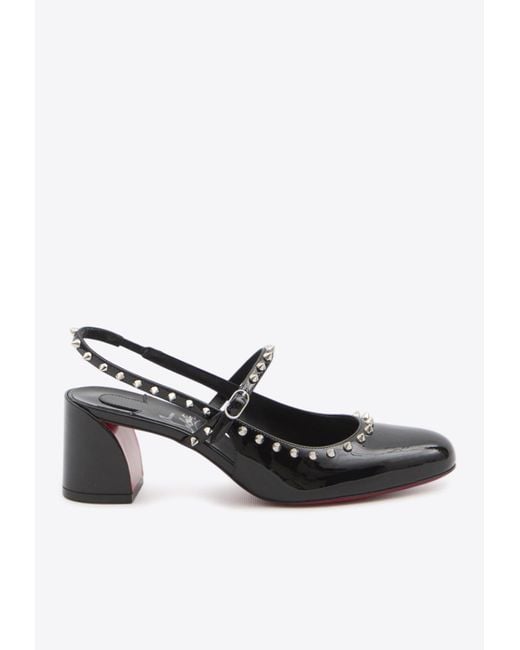 Christian Louboutin White Mary Jane Janispikes