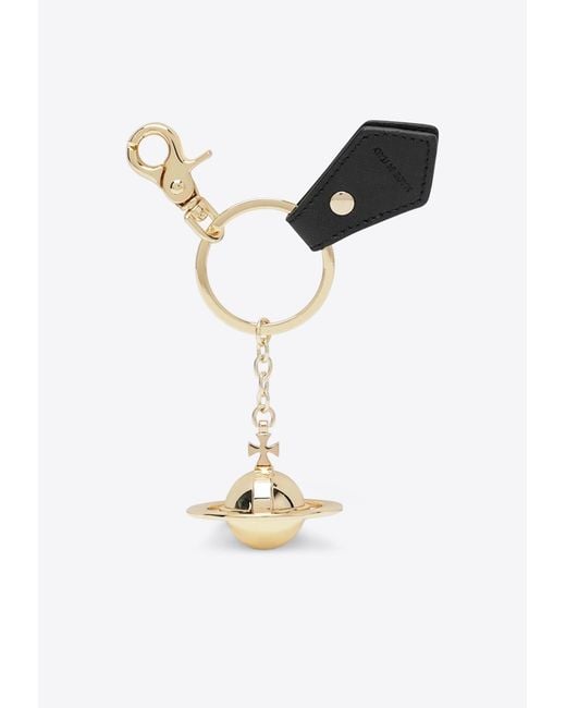 Vivienne Westwood Women's White 3D Orb Key Ring