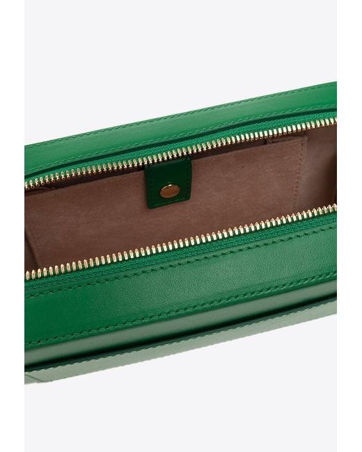 Dolce & Gabbana Green Small 3D-Effect Logo Camera Bag