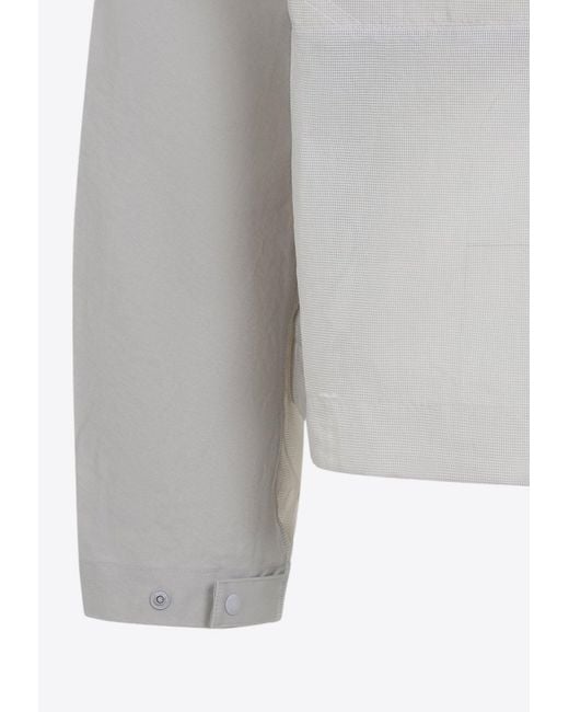 Y-3 Gray Hd Ut Zip-Up Jacket for men