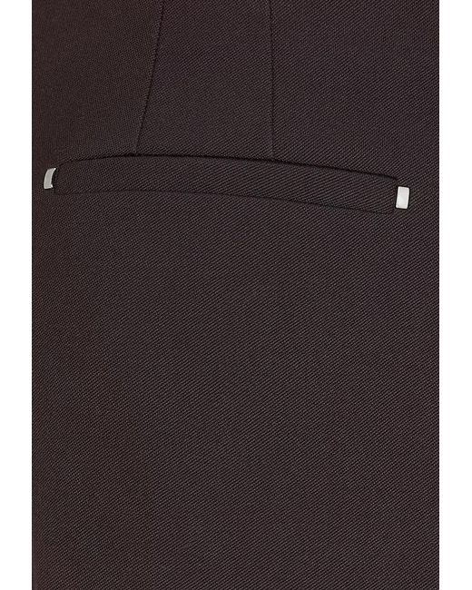 Fendi Brown Ff Classic Wool Pants