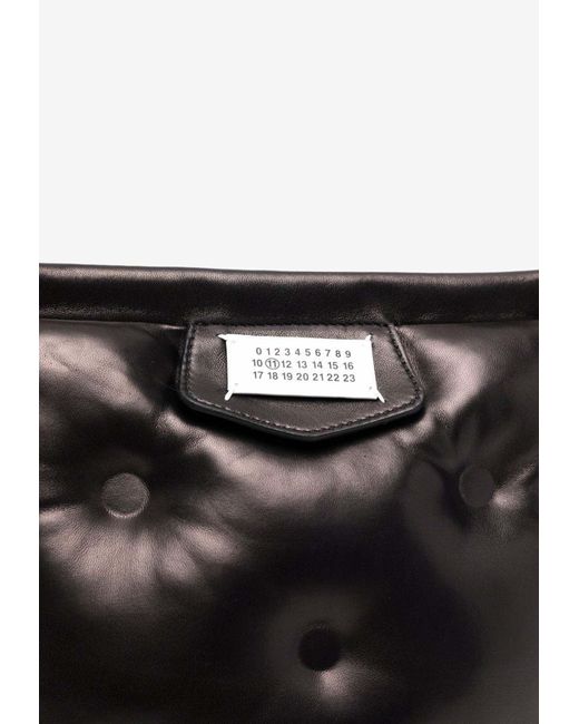Maison Margiela Black Glam Slam Leather Flat Crossbody Bag