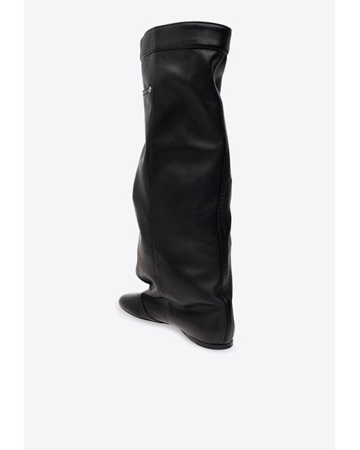 Loewe Toy Leather Kneehigh Boots in Black Lyst