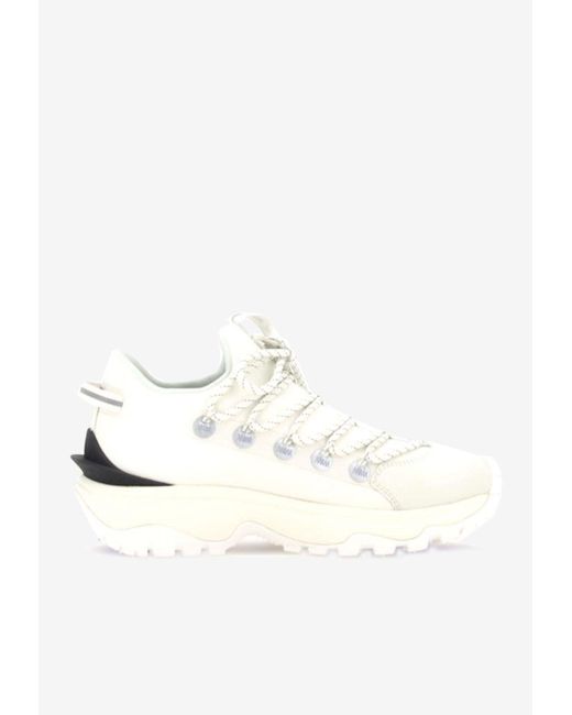 Moncler White Trailgrip Lite2 Low-Top Sneaker