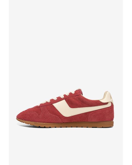 Autry Red Windspin Low-Top Sneakers for men