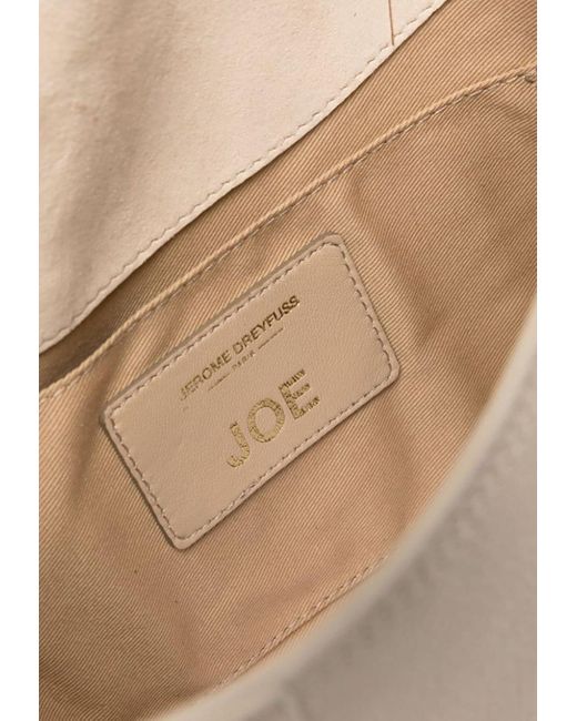 Jérôme Dreyfuss White Joe Pebbled Leather Shoulder Bag