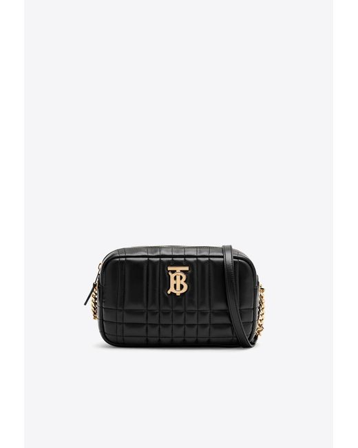 Burberry Black Small Lola Quilted Leather Crossbody Bag
