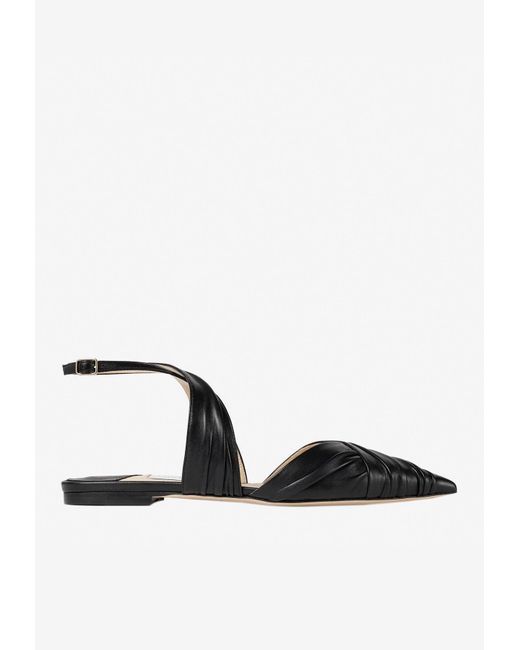 jimmy choo pointed flat