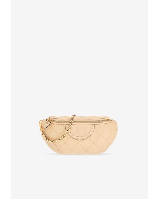 Tory Burch White Fleming Soft Convertible Belt Bag