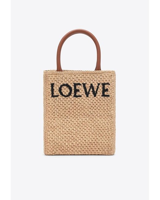 Loewe Natural Standard A5 Raffia Tote Bag