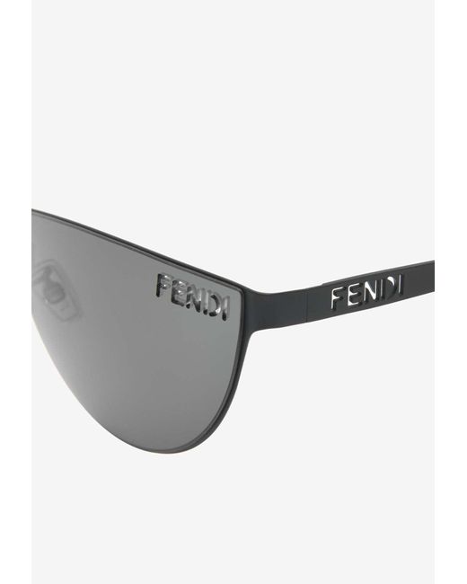 Fendi cutout cat eye sunglasses best sale