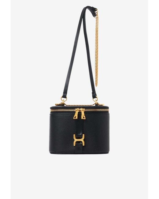Chloé Black Mini Marcie Vanity Shoulder Bag