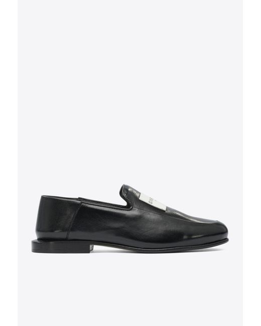 Givenchy Black Label Leather Loafers