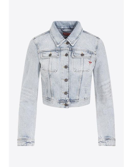 Diesel womens denim jacket cheap