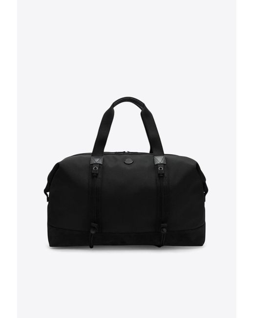 Moncler Black Tech Water-Repellent Duffle Bag for men