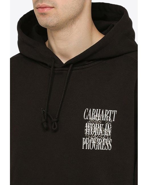 Carhartt Black Always A Wip Hooded Sweatshirt for men