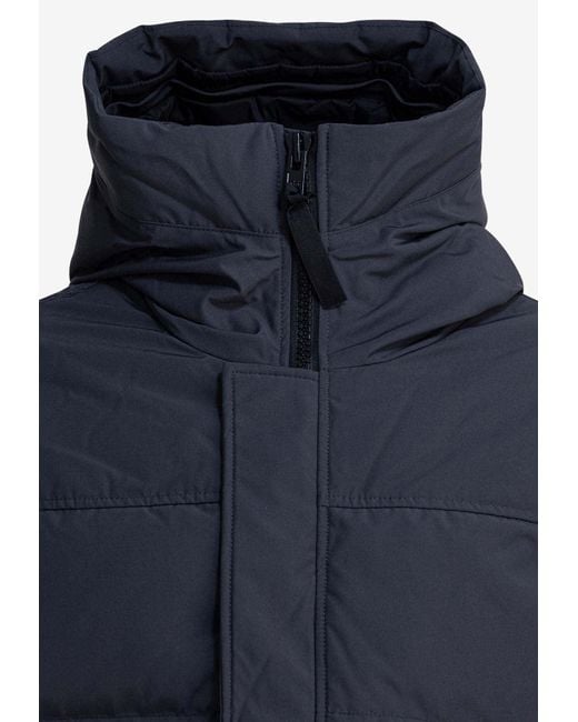 Canada Goose Blue Macmillan Down Hooded Jacket for men