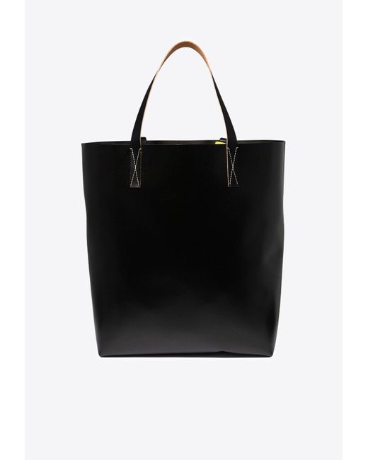 Marni White Tribeca Logo Tote Bag for men