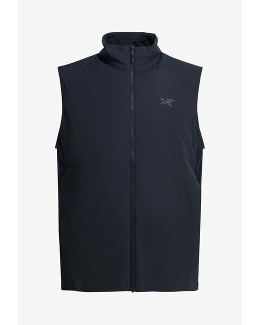 Arc'teryx Blue Atom Zip-Up Vest Jacket for men