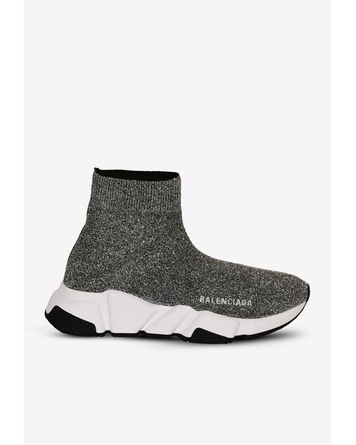 balenciaga speed trainer metallic