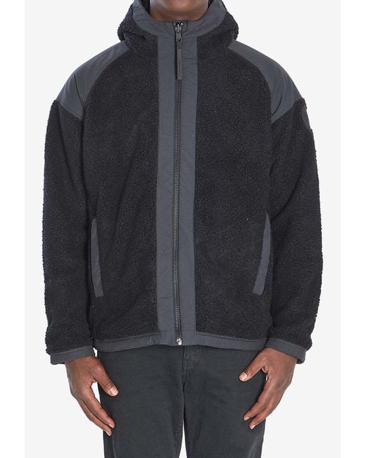 Canada Goose Black Alberni Reversible Fleece Jacket for men