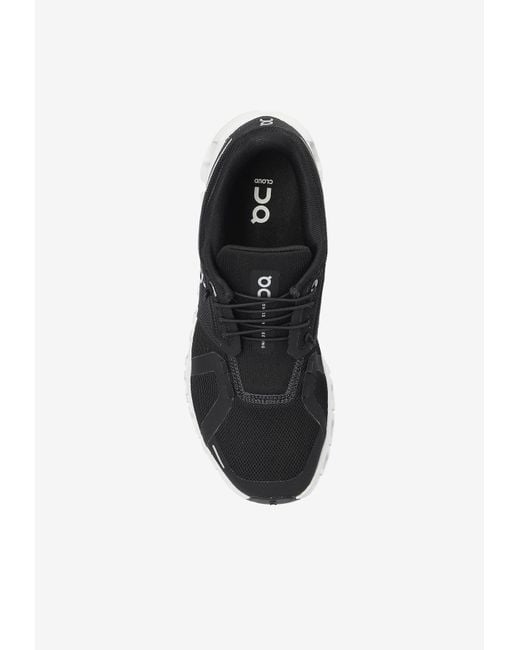 On Shoes Black Cloud 6 Low-Top Sneakers