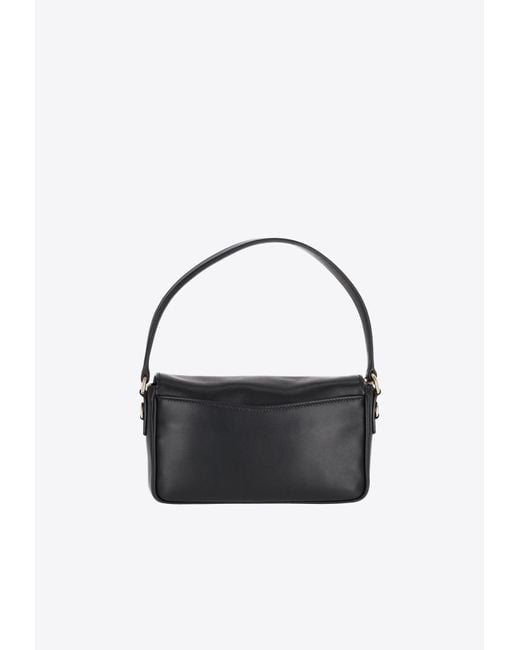 Miu Miu Penny Leather Shoulder Bag in Blue | Lyst